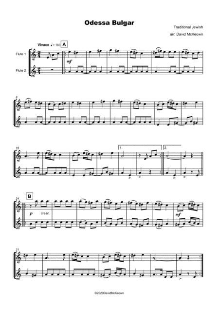 Odessa Bulgar For Flute Duet Page 2