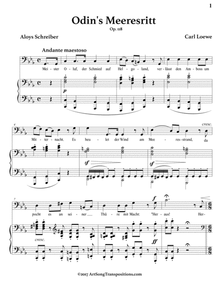 Odins Meeresritt Op 118 C Minor Bass Clef Page 2