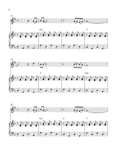 Oh Carol Bb Trumpet Solo And Piano Accompaniment Page 2