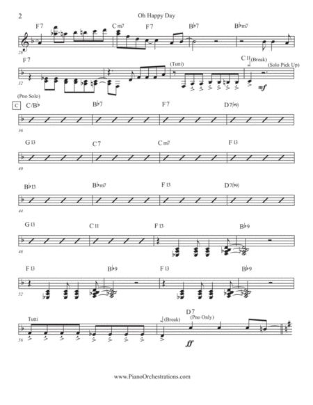 Oh Happy Day Instrumental Page 2