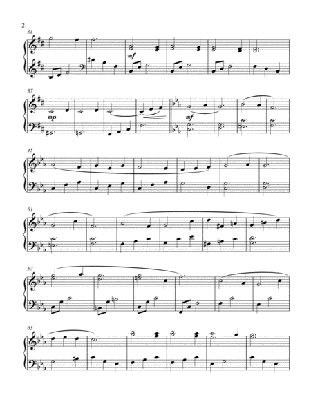 Once Upon A December Early Intermediate Piano Solo Page 2