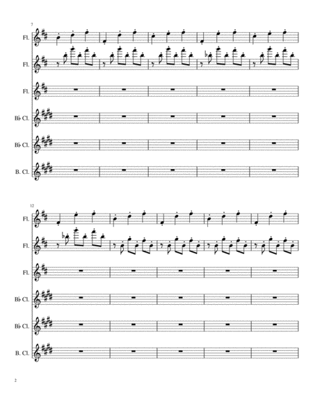 Once Upon A December From Anastasia Flute And Clarinet Choir Page 2