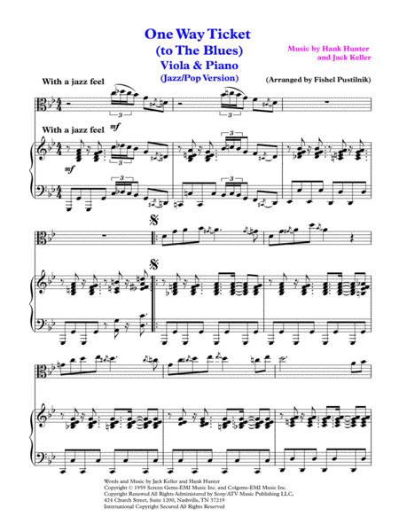 One Way Ticket To The Blues For Viola And Piano Video Page 2