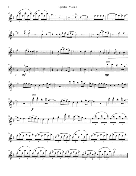 Ophelia String Quartet Page 2