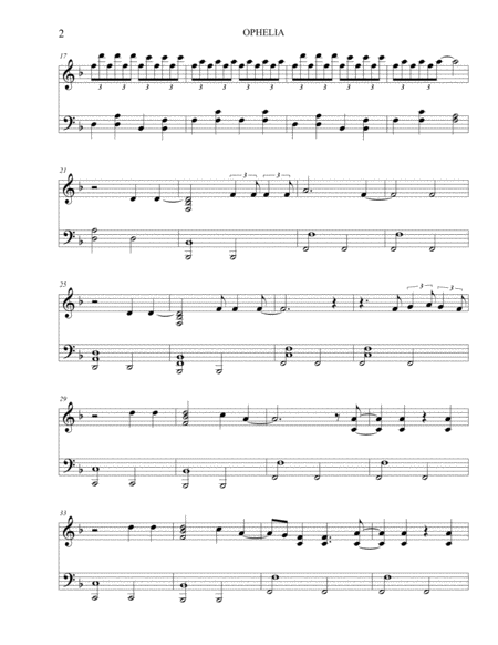 Ophelia The Lumineers Simplified Piano Solo Page 2