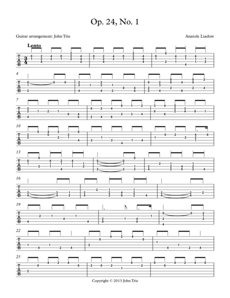 Opus 24 No 1 Tab Page 2