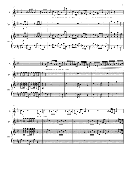 Or La Tromba In Suon Festante From Handels Rinaldo Page 2