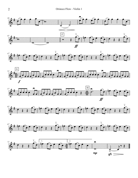 Orinoco Flow String Quartet Page 2