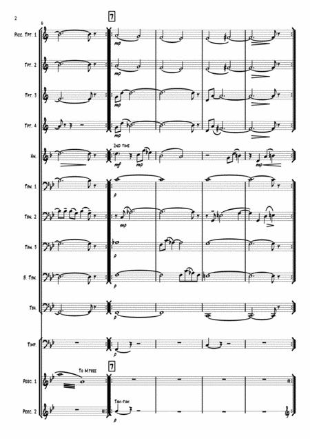 Out Of Africa Main Title Brass Ensemble Percussion Page 2