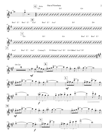 Out Of Nowhere Flute 1 Page 2