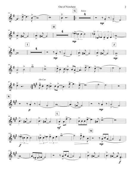 Out Of Nowhere Flute 4 Page 2