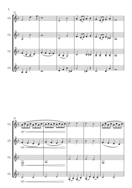 Over The Rainbow Easy Clarinet Quartet Page 2