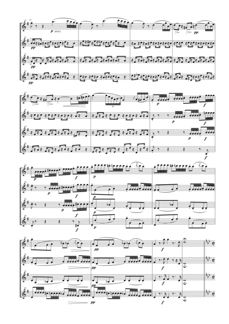 Overture From The Barber Of Seville For Clarinet Quartet Page 2