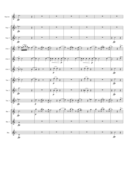 Overture From The Opera The Magic Flute For Saxophone Ensemble Page 2