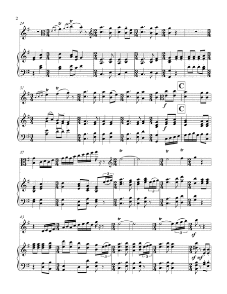 Pachelbel Canon In D P 37 No 1 For 3 Violins Cello And Piano Page 2