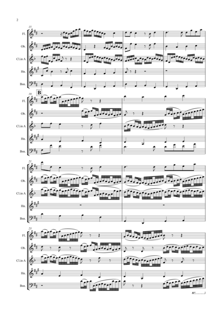 Pachelbel Canon In D Wind Quintet Page 2