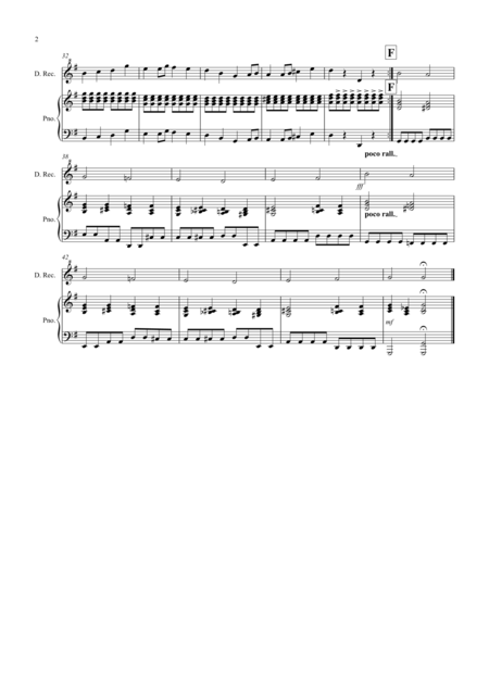 Pachelbel Rocks For Descant Recorder And Piano Page 2