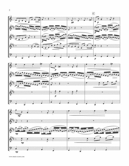 Pachelbels Canon Brass Quintet French Horn 2 Trumpets Euphonium Or Trombone Tuba Page 2