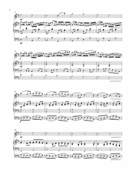 Pachelbels Canon Flute Piano And Cello Trio Page 2