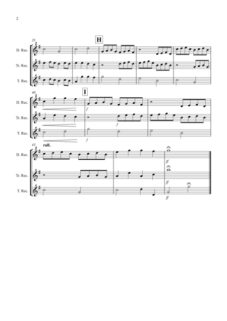 Pachelbels Canon For Recorder Trio Page 2