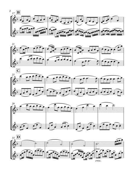 Pachelbels Canon Oboe Duet Page 2