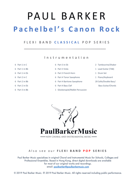 Pachelbels Canon Rock Flexi Band Score And Parts Page 2