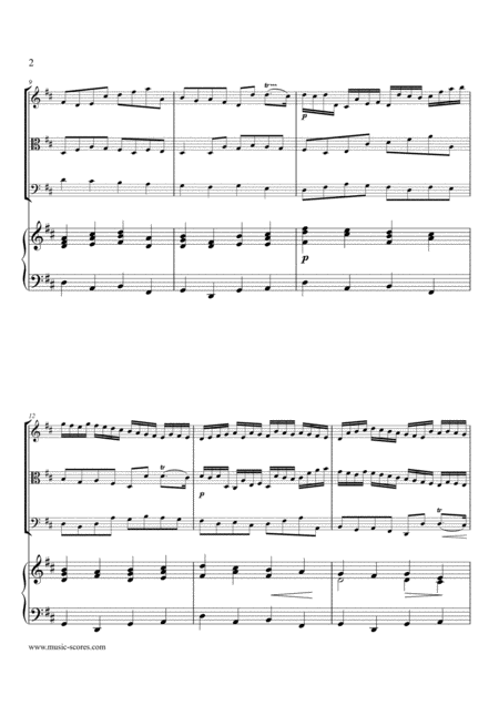 Pachelbels Canon String Trio And Piano Page 2