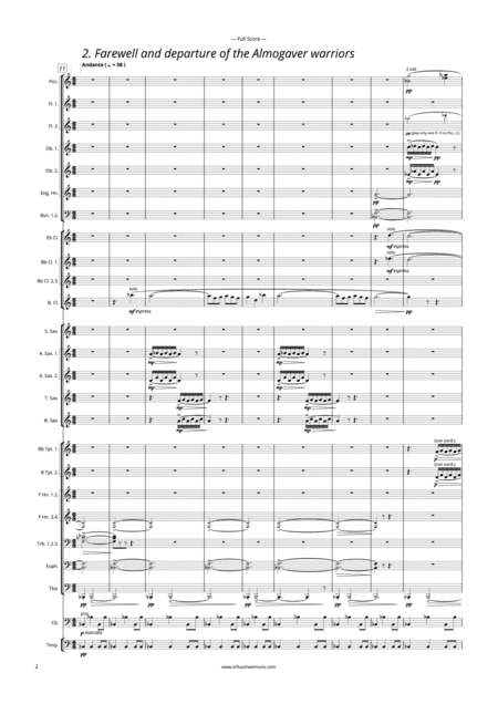 Pags Corella Despertaferro Medieval Fantasy For Concert Band Full Score Page 2