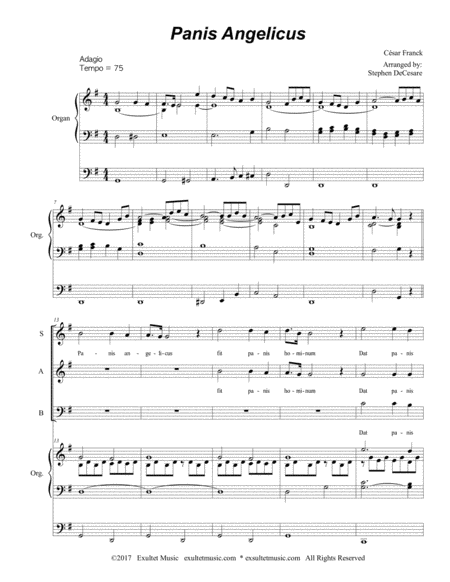 Panis Angelicus For Sab And Organ Page 2