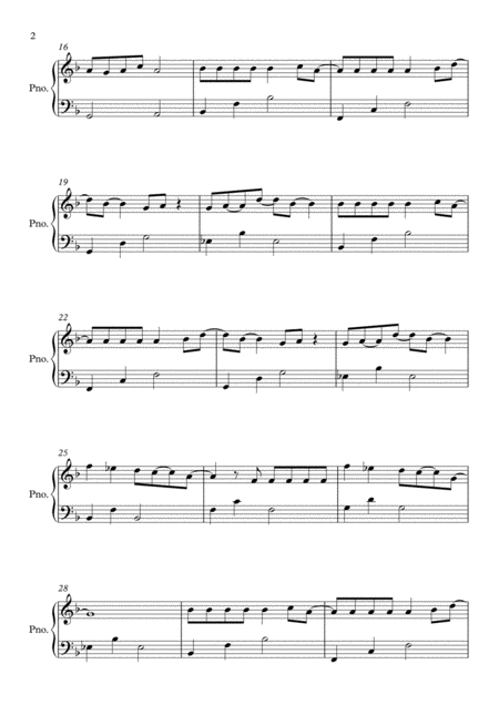 Paparazzi D Minor By Lady Gaga Easy Piano Page 2