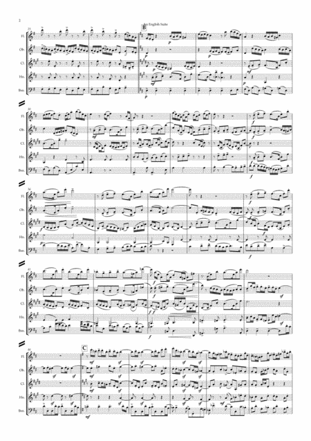 Parry An English Suite Complete Wind Quintet Page 2