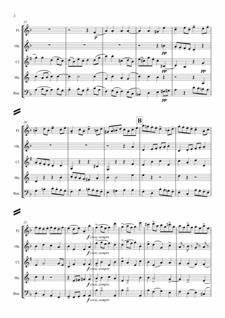 Parry Lady Radnors Suite Iv Bourre Wind Quintet Page 2