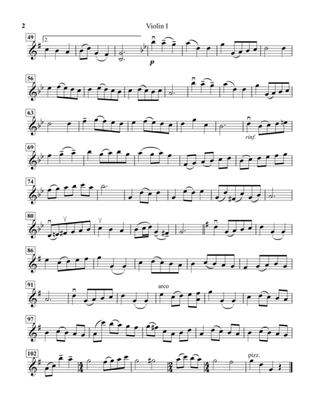 Parts For Minuet No Three Sq Or String Orch Version Page 2