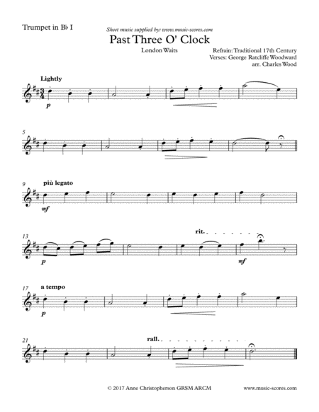 Past 3 O Clock 3 Trumpets And Tuba Page 2