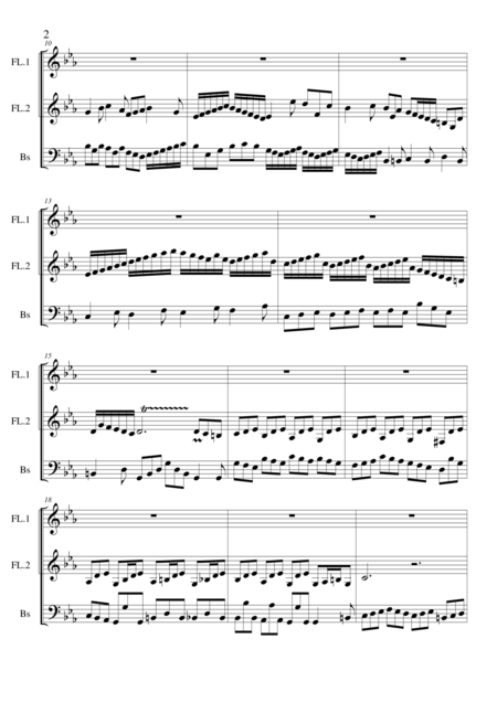 Pastoral In 3 Voices For 2 Flutes And Bassoon Page 2