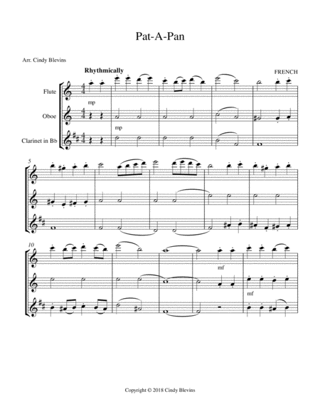 Pat A Pan For Flute Oboe And Clarinet Page 2