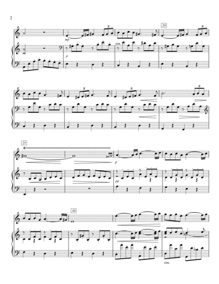 Pavane By Gabriel Faur Arranged For Flute And Piano Page 2