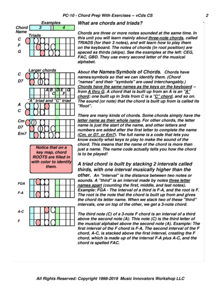 Pc 10 Chord Prep Instruction With Exercises Page 2