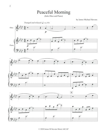 Peaceful Morning Oboe Piano Page 2