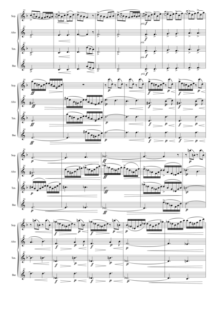 Peer Gynt Suite For Saxophone Quartet Satb Page 2