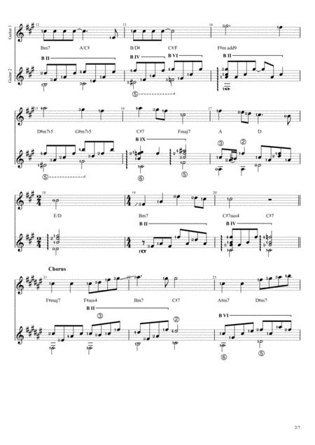 Pelangi Duet Guitar Score Page 2