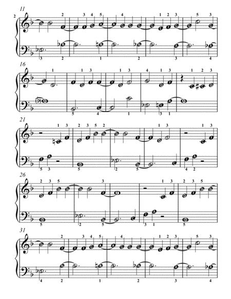 Peppermint Patty Easy Piano Sheet Music Page 2