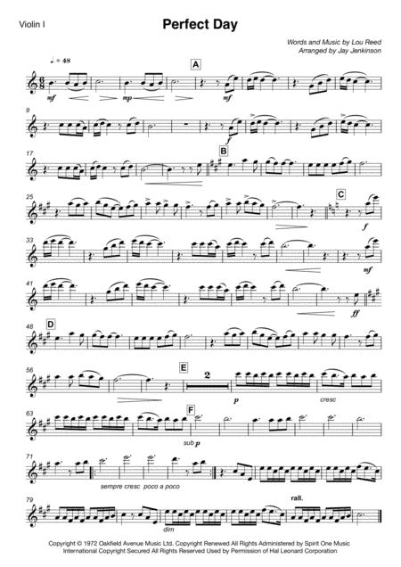 Perfect Day For String Quartet Page 2