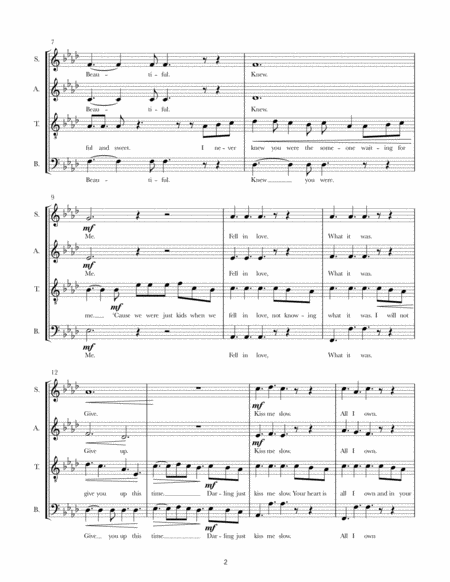 Perfect Satb A Cappella Page 2