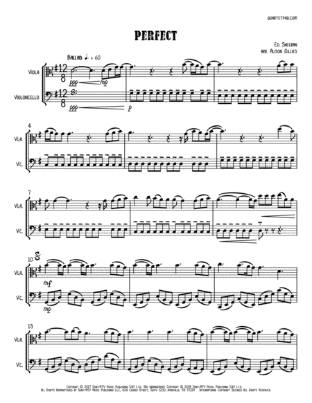 Perfect Viola And Cello Duet Page 2