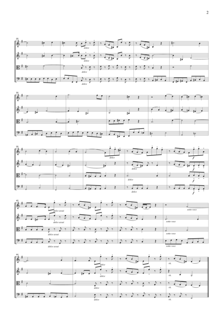 Pergolegi Stabat Mater Dolorosa For String Quartet Cp401 Page 2