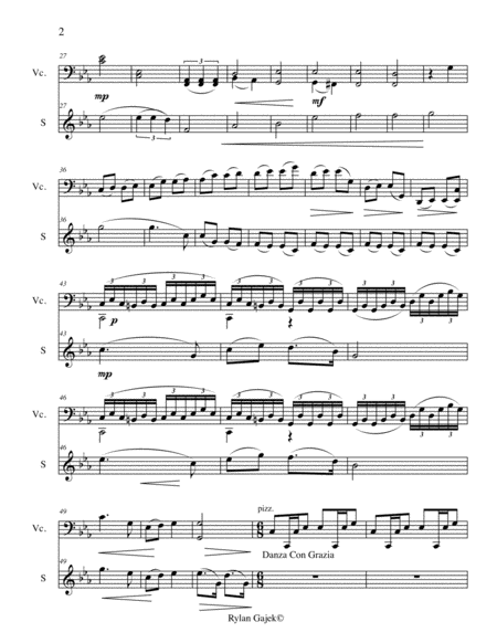 Petals Of The Night Duet For Soprano And Cello Page 2
