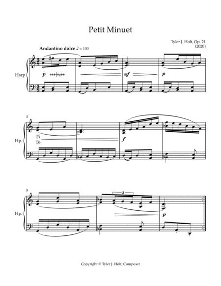 Petit Minuet In A Minor Op 21 Page 2