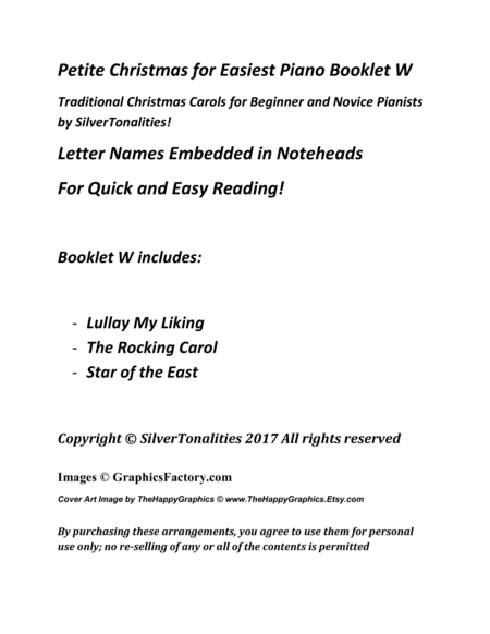 Petite Christmas For Easiest Piano Booklet W Page 2