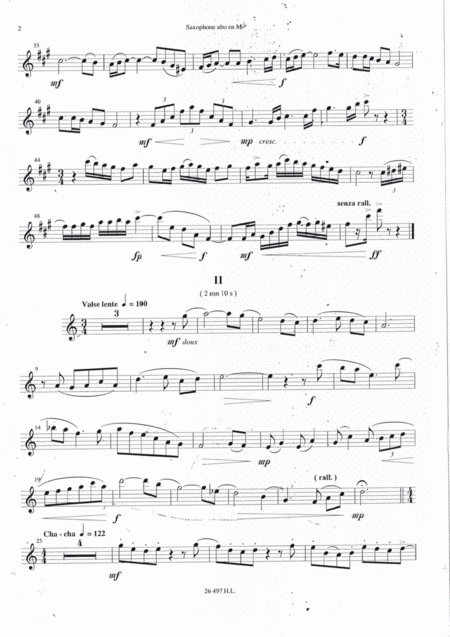 Petite Suite Latine Jrome Naulais Sax Alto Piano Page 2